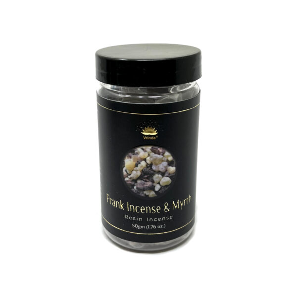 Shreyshti Resin, Frankincense Myrrh, Approx 50g for spell, wiccan, pagan, rituals, reiki, religious, aroma therapy purposes